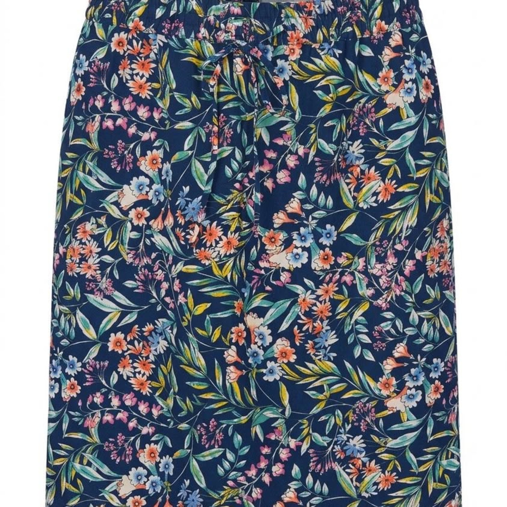 Cotton blend skirt, Talbots, floral print pencil skirt, Size 8
